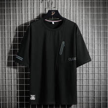 Sport Men'S T-shirts Fashion Cool 2022 Summer Short Sleeves Green Black White Tshirt TOP Tees Oversized 7XL 8XL 2024 - buy cheap