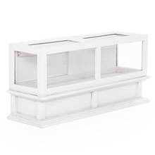 Odoria 1:12 Miniature White Cake Long Counter Wooden Showcase Cabinet Furniture Simulation Shop Dollhouse Accessories Decoration 2024 - buy cheap