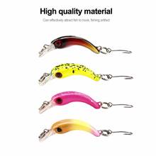 Mini isca de pesca artificial 3.7cm 1.5g, isca de peixinho com gancho afiado, para truta, robalo e lúcio, 1 peça 2024 - compre barato