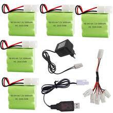 NiMH Battery T model 7.2V 3000mah with Charger For Rc toys Cars Boats Guns Ni-MH AA 700mah 7.2v Battery pack wholesale 2024 - buy cheap