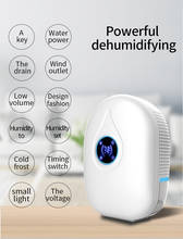 Mini deshumidificador de aire portátil de 22W, 800ml, deshidratador de humedad de calor seco para ropa, dormitorio, sótano, Máquina secadora de aire para el hogar, 100-240V 2024 - compra barato