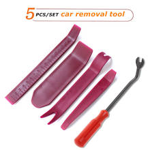 5pcs Portable Auto Radio Panel Door Clip Panel Trim Dash Audio Removal Installer Pry Kit Repair Tool Door Panel Removal Tools 2024 - купить недорого