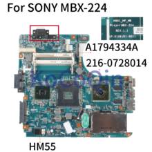 KoCoQin laptop Motherboard For SONY VPCEB VPC-EB MBX-224 M961 1P-0106J01-8011 A1794334A HM55 Mainboard DDR3 2024 - buy cheap