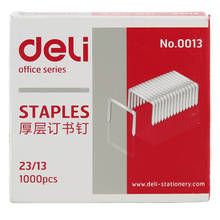 Wholesale Deli 0013 Staples 23/13 heavy duty staple of high-quality generic staples 1000 pcs/box Free Shipping 2024 - buy cheap