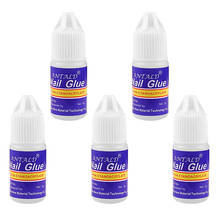 Nail Gel 5 Pcs Acrylic Nail Art Glue French False Tips Fake Nails Glue Nails Art DIY Nail Gel 2024 - buy cheap