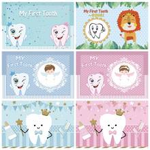 Yeele-telón de fondo con diseño de My First Tooth para fiesta de cumpleaños de bebé, recién nacido, niño y niña, decoración de fondo para estudio fotográfico 2024 - compra barato