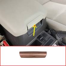 Reposabrazos Interior de plástico ABS para coche, accesorios embellecedores de lentejuelas, grano de madera de pino para Toyota Prado FJ150 150 2010-2018 2024 - compra barato