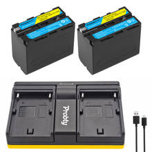 Paquete de baterías de NP-F960 de 2x7800mAh/F960 + 1 x cargador para Sony NP-F970 NP-F550 F960 F970, NP-F770, Envío Gratis 2024 - compra barato