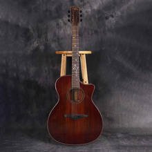 Guitarra Folk de 41 pulgadas, instrumento Musical de 6 cuerdas, cedro rojo, sólido, de alta calidad, para concierto, regalo AGT287 2024 - compra barato