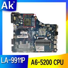 Akemy VAWGA GB LA-9911P для Lenovo ideapad G405 14 дюймов Материнская плата ноутбука HD 8500 R3 A6-5200 процессор DDR3 2024 - купить недорого
