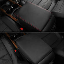 Car Microfiber Leather Center Control Armrest Box Cover Trim For Honda CRV 2017 2018 2019 2024 - buy cheap