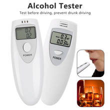 Dewtreetali Professional LCD Alcohol Tester Portable Police Digital Alcohol Detector Breathalyzer Breath Analyzer alcohol Tester 2024 - buy cheap