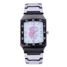 Relógio de pulso feminino quartz casual, de silicone, luxuoso, unissex 2024 - compre barato
