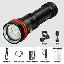 Archon-linterna LED de buceo D15VP, luz roja y blanca para vídeo de buceo, XML-L2 U2, foco impermeable de 100M, linterna de fotorafía subacuática 2024 - compra barato