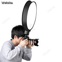 Difusor plegable portátil de forma redonda para cámara, Softbox de 40cm para Flash de cámara, CD50 T10A 2024 - compra barato
