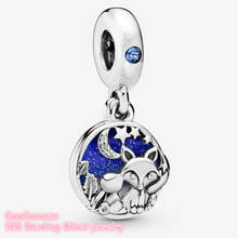 Autumn 100% 925 Sterling Silver Fox & Rabbit Dangle Charm beads Fits Original Pandora bracelets Jewelry Making 2024 - buy cheap