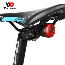 Smart Brake Bike Rear Light Cycling Sensing Flashlight Auto Start/Stop USB Charging Waterproof Bicycle Saddle Seatpost Taillight 2024 - buy cheap