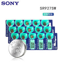 25pcs Sony Silver Oxide Cell Coin Battery 1.55V AG7 LR927 Button Batteries LR57 395 SR927W GR927 399 523G7A  For Watch Toys 2024 - buy cheap