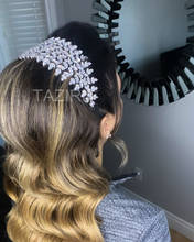 Sweet Cubic Zirconia Bride Headband CZ Wedding Bridal Tiaras and Crowns Zircon Party Prom Headpieces Hair Jewelry Accessories 2024 - buy cheap