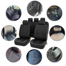 Conjunto completo de Fundas protectoras para asientos de coche, accesorios de Interior de cuero Artificial, diseño Universal 2024 - compra barato