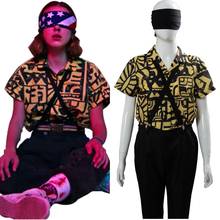 Girls Women Stranger Cosplay Things 3 Eleven Costume EL Shirt Halloween Carnival Party Props 2024 - buy cheap