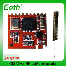 433 mhz rf módulo 4438 chip original de longa distância comunicação receptor e transmissor spi iot e 433 mhz antena 2024 - compre barato