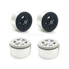 4PCS 1/10 SCX10 RC Rock Crawler Aluminum 2.2 Beadlock Wheel Rims for Axial  RR10 Benz6X6 90048 90018 TRX4 TRX-6 G63 2024 - buy cheap