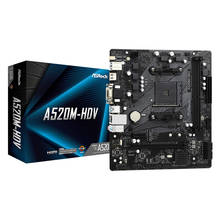 ASRock Super Alloy A520M-HDV Desktop Motherboard A520 Socket AM4 DDR4 SATA3, 1 Ultra M.2 USB 3.1 VGA HDMI Micro-ATX 2024 - buy cheap