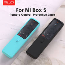 Силиконовый чехол с дистанционным управлением SIKAI для Xiaomi Mi Box S TV Stick, чехол с пультом дистанционного управления, мягкая простая Защитная крышка 2024 - купить недорого