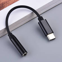 Type C To 3.5mm Jack Earphone Cable USB Type-C 3.5 Digital Audio Cord DAC Headphone Adapter for Huawei Honor 20 V30 Pro 20s HTC 2024 - buy cheap