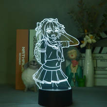 Sexy Anime Girls Student Uniform 3d Light Color Changing for Bedroom Decor App Control Night Light Table Lamp USB or Battery 2024 - buy cheap