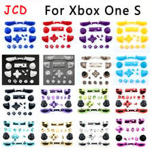 JCD For Xbox One S Replacement Full Chrome Buttons Kit RT LT RB LB ABXY D-Pad Trigger Analog Stick Cap Parts for Xbox One Slim 2024 - buy cheap