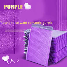 10pcs Utentes Bolha roxo Mailer Bolha Poli Auto Selo Acolchoado Envelopes Sacos De Presente Para Livro Revista Forrado Mailer Auto Selo 2024 - compre barato