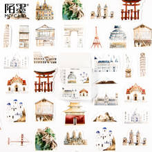 World Architectural History Bullet Journal Decorative Stickers Diary Album Label Sticker DIY Scrapbooking Stationery Stickers 2024 - buy cheap