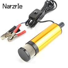 Portable Mini 12V 24V DC Electric Submersible Pump For Pumping Diesel Oil Water Aluminum Alloy Shell 12L/min Fuel Transfer Pump 2024 - buy cheap
