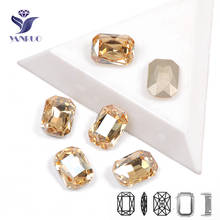 YANRUO 4627 Octagon High K9 Crystal GSHA Sewing Rhinestones On Clothes Pointback Stones Jewelry Craft Diamond 2024 - buy cheap