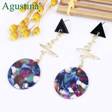 Agustina 2020 Long Earrings Fashion Jewelry Women Dangle Earrings Girls Drop Earrings Cute Earring Blue Earings Wholesale star 2024 - buy cheap