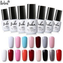 Belen 7ml cor pura esmalte de unha em gel uv, verniz semi permanente, estampagem de esmalte, pintura, esmalte gellak, esmalte gelack 2024 - compre barato