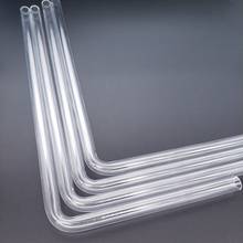 BYKSKI PMMA / PETG Hard Tube ( OD12mm / OD14mm / OD16mm  ) + 2mm Thickness + 90 Degrees Bending Tube Transparent 4pcs/Lots 2024 - buy cheap