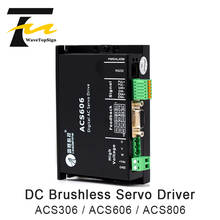 Leadshine-controlador de servomotor CC ACS306 ACS606 ACS806, voltaje de entrada DC 18-80V, 200-400W, 6A, para máquina grabadora y cortadora CNC 2024 - compra barato