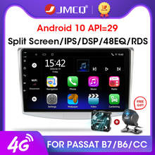 Мультимедийная магнитола JMCQ, мультимедийная стерео-система на Android 10, с GPS, видеоплеером, для Volkswagen Passat B7 B6/Magotan, типоразмер 2DIN 2024 - купить недорого