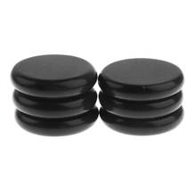 6 Pieces Large Round Hot Spa Rock Basalt Stones Hot & Cold Massage Lava Natural Stone - Diameter of 8cm/3.1inch 2024 - buy cheap