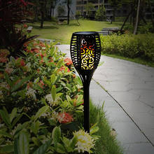Solar Lawn Light IP65 Waterproof Solar Flame Torch Light Outdoor Garden Lawn Lamp LED Pathway Light Solar Charging LED Lighting 2024 - buy cheap