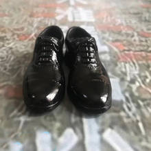 1/6 scale Round toe leather shoes black Low-heel model for 12in action figure male soldier accessories toys 2024 - buy cheap