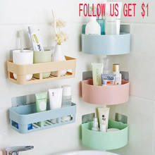 1PCS Bathroom Corner Shelves Shampoo Holder Kitchen Storage Rack Mess Shower Organizer Wall Holder Space Saver Household 2024 - buy cheap