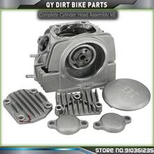 Kit completo de montaje de cabezal de cilindro para motocicleta, para lifan LF 150cc, arranque de patada Horizontal, Dirt Pit Bikes, piezas 2024 - compra barato