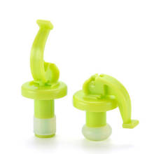 2Pcs/set Novelty Silicone Wine Bottle Stoppers Beer Wine Cork Plug Bottle Cover Kitchen Bar Tool 2024 - buy cheap