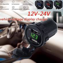 Dual USB Car Charger Car Cigarette Lighter Socket Dual-hole 1-for-2 Phone Charger Cables Adapters Sockets 2024 - buy cheap