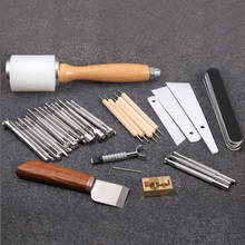 Handmade Leather Carft Carving Tools Leather Printing Cutting Knife/Hammer/Leather Swivel Knife/Tool Storage Box 2024 - buy cheap