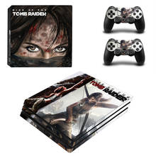 Tomb Raider Style PS4 Pro Skin Sticker for Sony Playstation 4 Pro Console & 2 Controllers Decal Vinyl Protective Skins Style 1 2024 - buy cheap